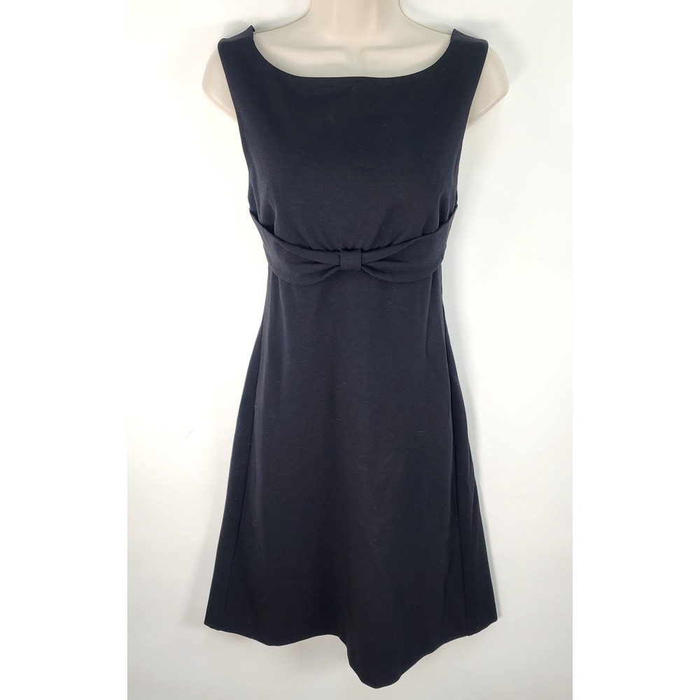 Diane Von Furstenberg Dress Women's 2 Sheath Structured Little Black Dress